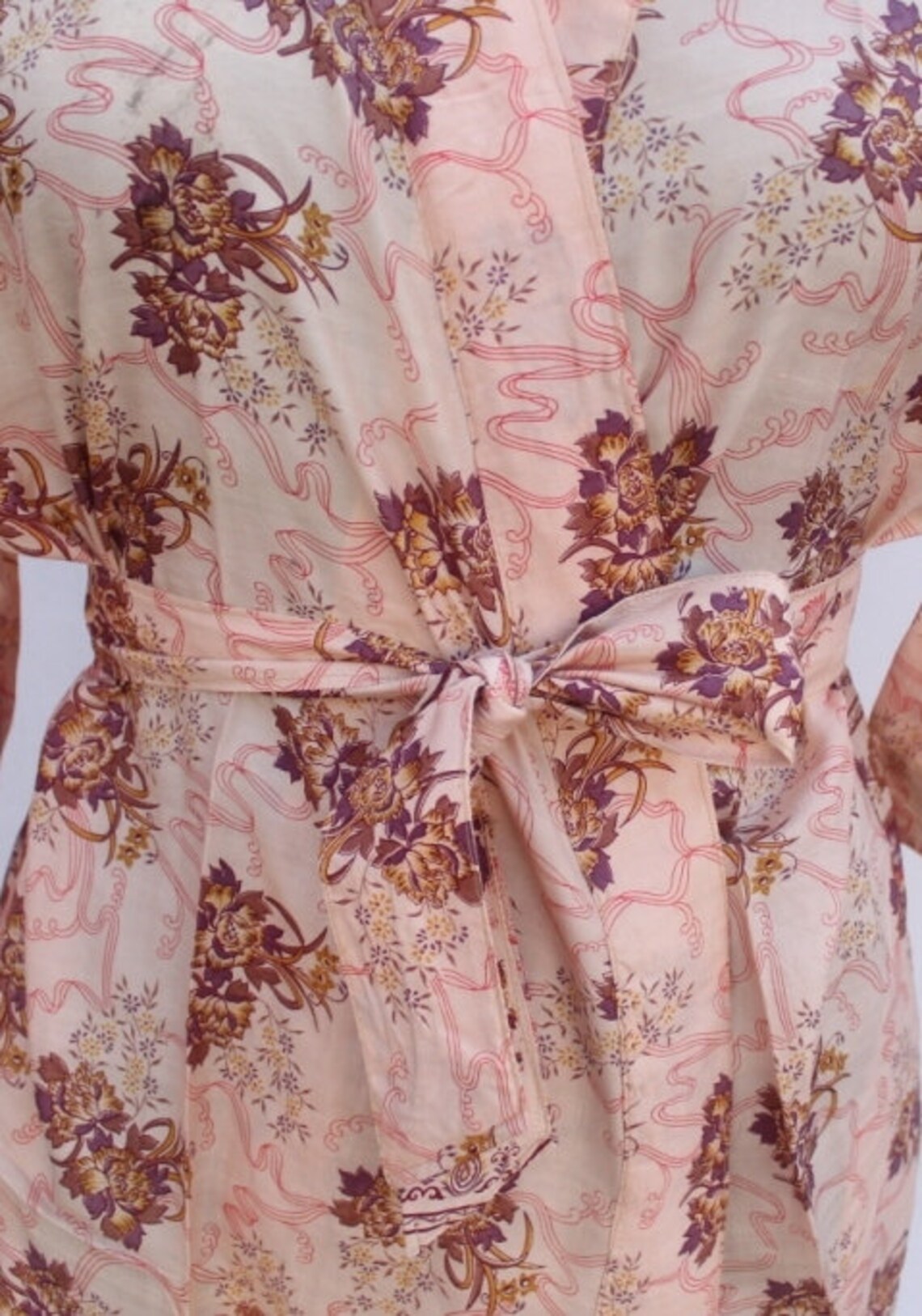 Robe de chambre en soie kimono kimono femme indienne kimono Etsy