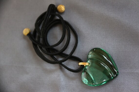 Baccarat heart, crystal heart, green heart, transp