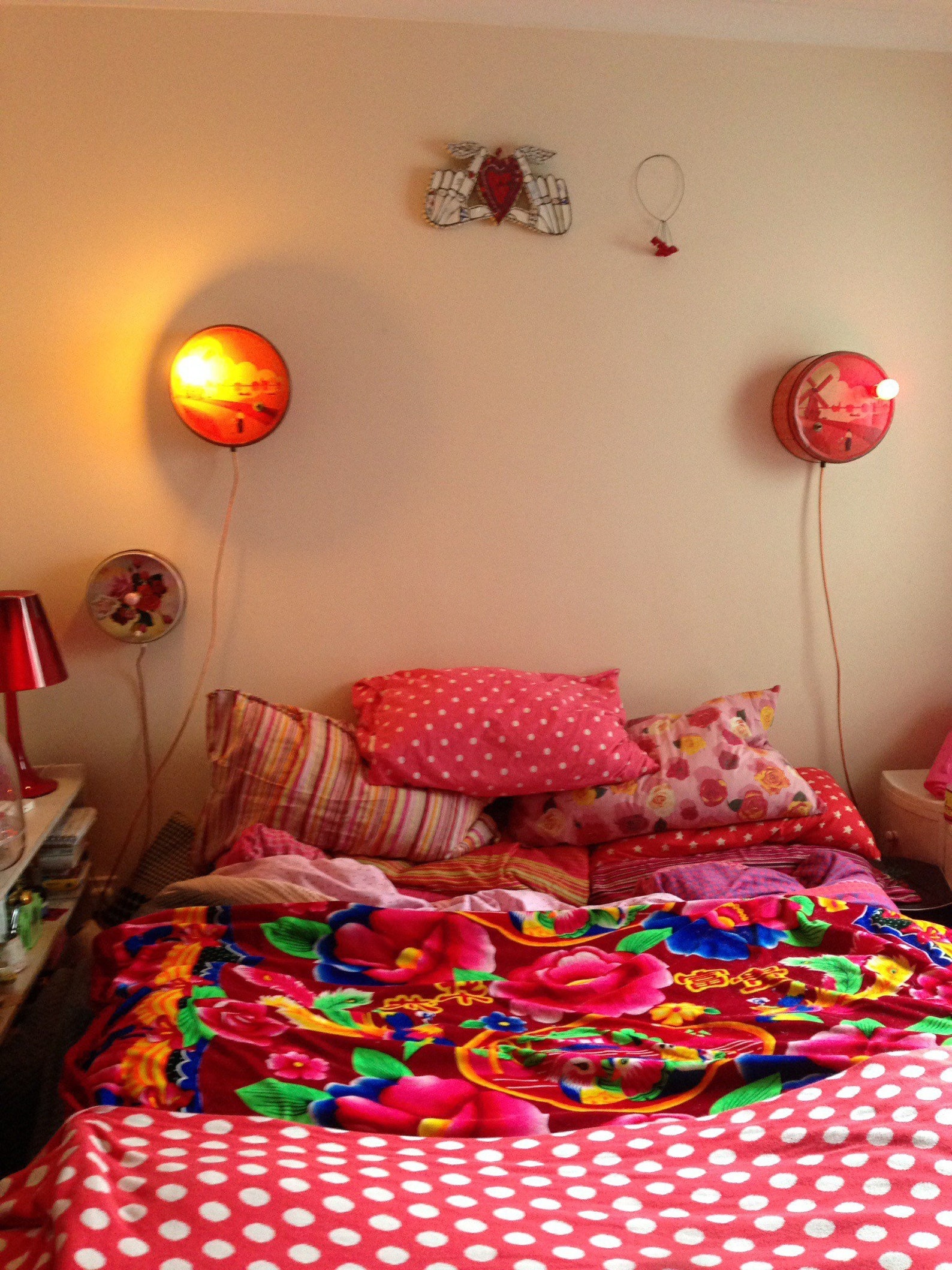 Vintage Tin Wall Lights Etsy UK