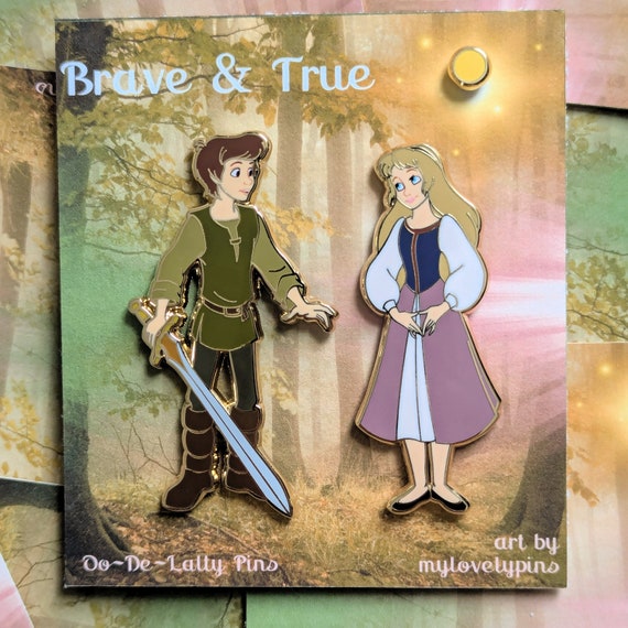 Black Cauldron - Brave and True - Taran Princess Eilonwy Bauble