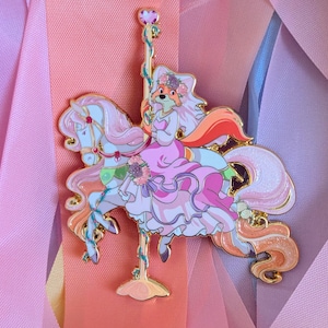 Robin Hood - Maid Marian Enchanted Carousel - Robin Hood Fantasy Pin Set
