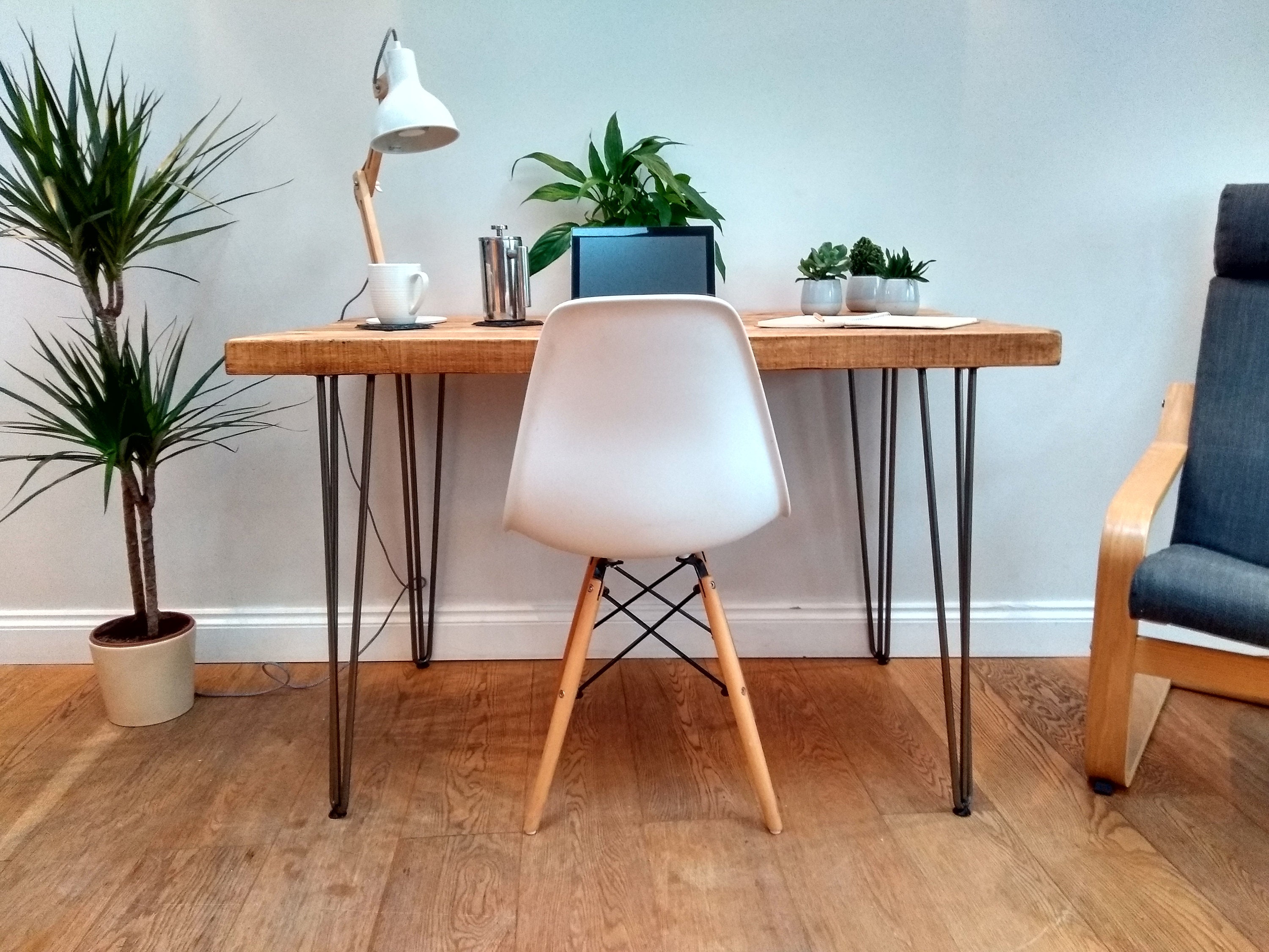 RECLAIMED Hairpin DESK Fast Delivery Reclaimed Etsy