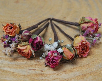 flower hair pins uk