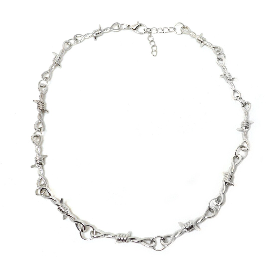 【OHTNYC】BARBED WIRE NECKLACE▲TXT着用 Huening Kai of @txt_bighit in Barbed Wire Necklace