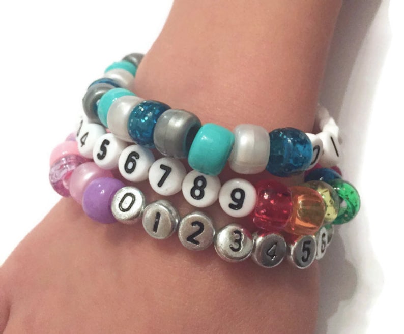 Personalised Child Safety ID Bracelet Lost Phone Mobile Etsy UK