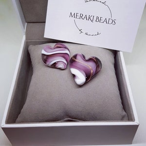 Memorial handheld Glass Heart