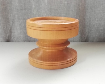 Houten kandelaar