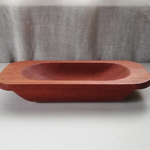 Teak Wood serving Bowl - Danish Mid Century Modern 1970s