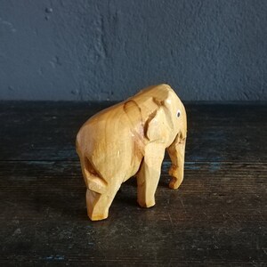 Wooden  Elephant Vintage Carving Handmade Home Decor