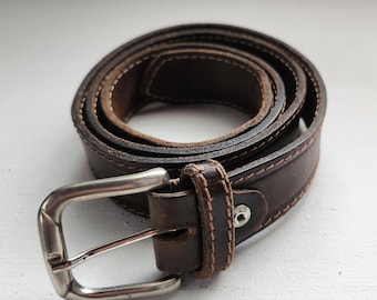 Vintage Leather Belt-Made In Italy