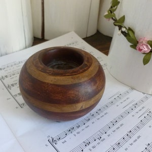 Ceramic ball candleholder. Designers ceramic art Table centerpiece design.