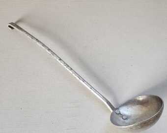 French antique Aluminum Spoon