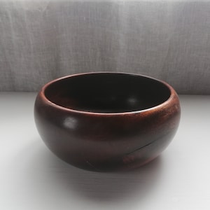 Danish Modern Teak Wooden Bowl-Mid Century