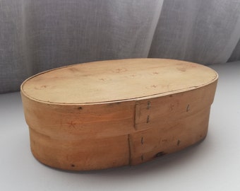 Antique Norwegian Bentwood Box Nordic Art