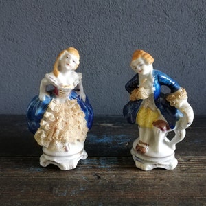 Ein Paar viktorianischen Stil Porzellan Figuren