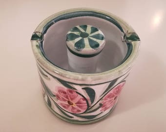 陶器製 花柄 灰皿 陶器の花柄灰皿 - Etsy 日本
