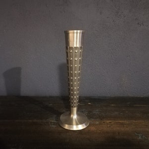 Tinnen vaas Noors design Vintage
