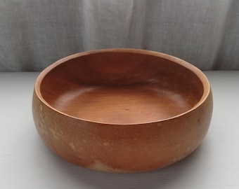 Teak Wooden Bowl Large Size  Danish Vintage