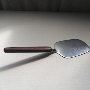 Cake Spatula Stanley Steel with Teak Wood Handle Vintage