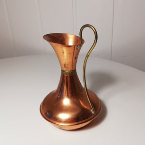 French Vase copper-End Brass Handle
