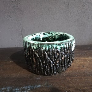80s handmade Ceramic vase