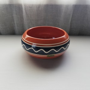 Swedish Mid Century Modern Ceramic Bowl Table Decor-Klippan Keramik 1970s-Beautiful Scandinavian Design