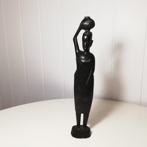 Sculpture africaine - Figurine de femme - Art ethnique - Statue africaine - Statue tribale