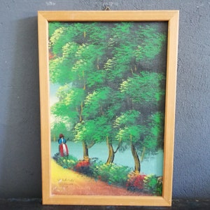 Landscape painting. Wall decor.