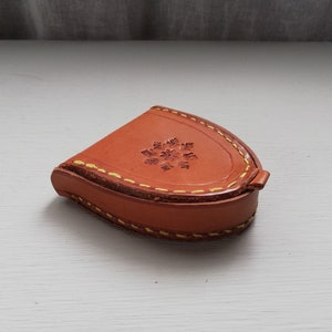 Braunes Echtleder Portemonnaie