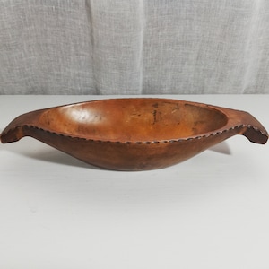 200 jaar oude Ale Bowl Noorse antieke handgesneden-kom in een zeer goede staat-Nordic Art