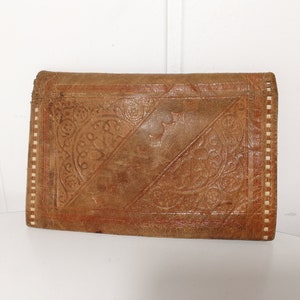 Cartera de cuero genuino