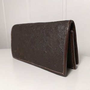 Braunleder Brieftasche
