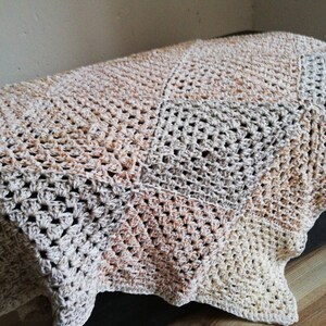 Vintage Crochet Coperta - Piazza della Nonna - Coperta Afghana