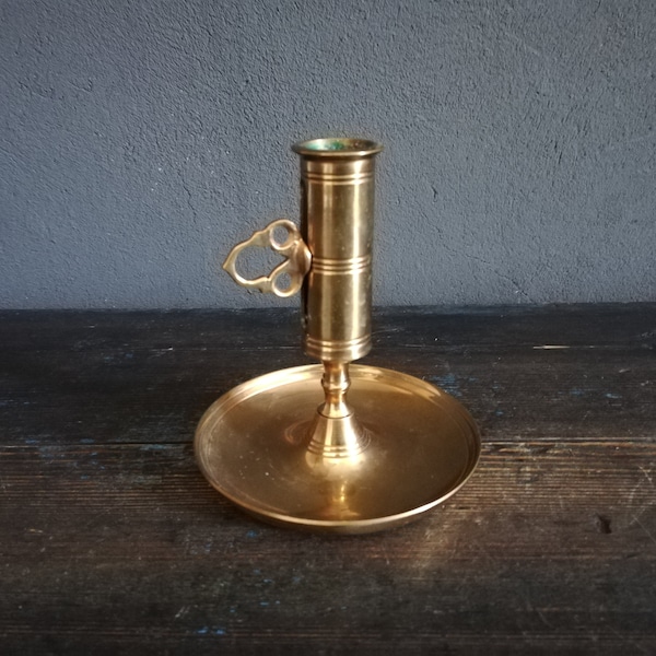 Aedel Malm Denmark Design Brass Candle Holder