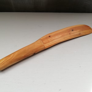 Coltello rustico in legno - Coltello da burro - Coltello da pasta di fegato - Coltello da legno vintage.