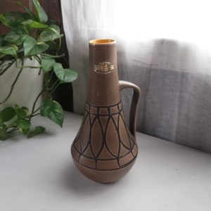 Mid century modern Vase Large Size W Germany Ceramic Beautiful Home Table Decor Vintage