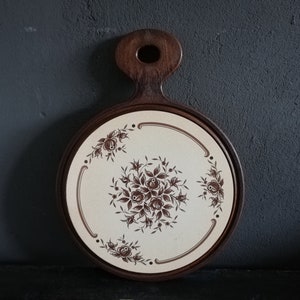 EMSA Burgund Cheese Plate  Kitchen Serving board Retro Germany