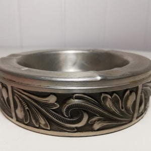 Rosemaling Norwegian Ashtray.