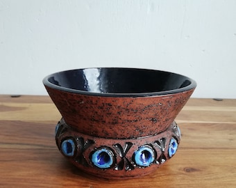 Nowoczesna ceramiczna miska: skandynawska dekoracja stołu, duży rozmiar