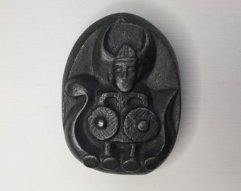 Decoración de mesa vikinga de hierro forjado a mano - Arte vintage de herrero