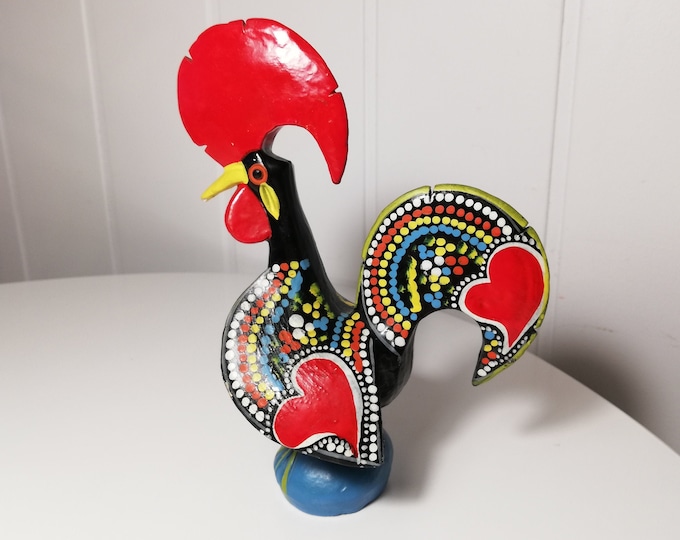Large Portugal Good Luck Rooster Legend of the Portuguese Pottery
