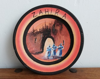 Hand-Painted Clay Wall Decor: Zahira Home Interior Art