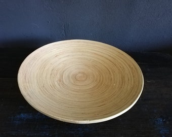 Fruit Bowl Plate Dish Wooden Tray.