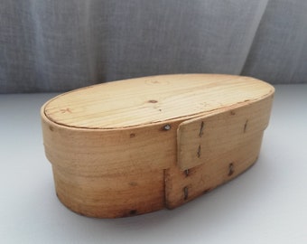 Antique Norwegian Bentwood Box Nordic Art