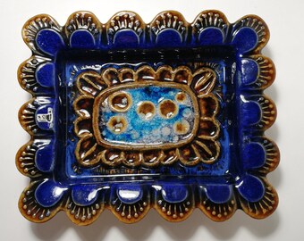 Cuenco de cerámica JIE Sweden de mediados de siglo - Decoración vintage