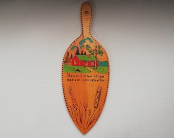 Swedish  Vintage Food board Kitchen Cutting board Wall Decor