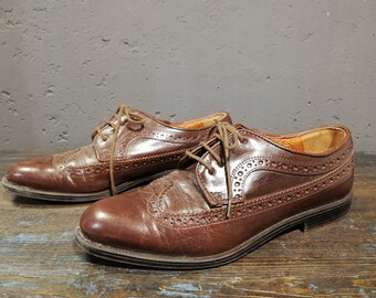 Italiaanse damesschoenen - Bruin leer - Maat UK 4, Eur 36, US 6.