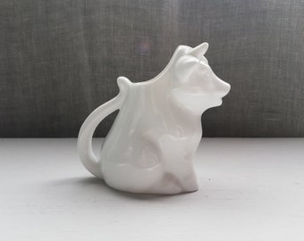 White Milk Jug - Mid century