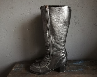 Women's Black winter Boots - Size 37 eur, 6.5 us, 4.5 uk.