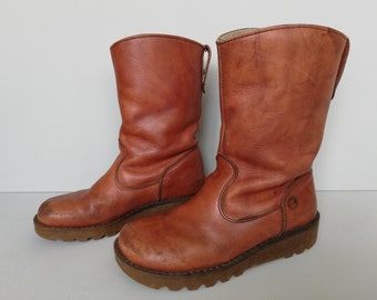 Originele AMBRÉ 70s heren winter laarzen-Jensen by ambré. Gemaakt in Denemarken. Grootte 42, de V.S. 9,5, het UK 8,5.